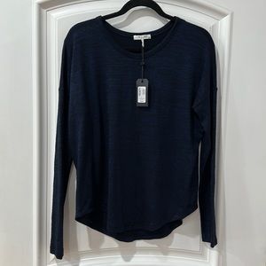 Rag & bone navy/black beautiful top size M
